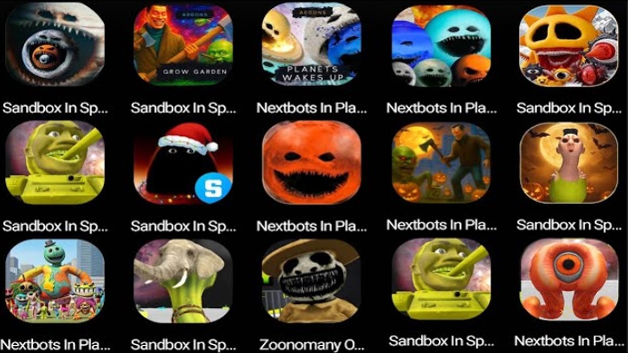 NEW NEXTBOTS IN PLAYGROUND MOD,SANDBOX IN SPACE,NEXTBOT ONLINE,ROBLOX,MONSTER WAR,PLANEST WAKES UP..