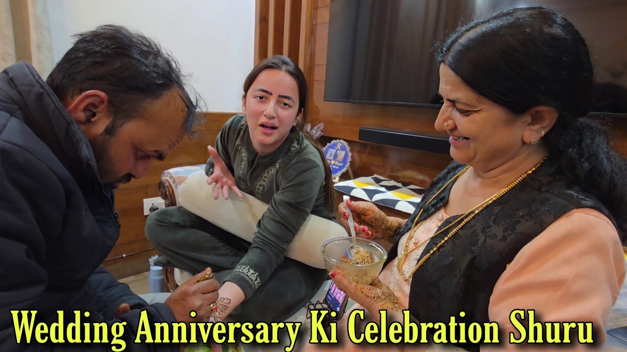 Wedding Anniversary Ki Celebrations Shuru Ho Gai || Puri Family Aa Gai || Jyotika and Rajat