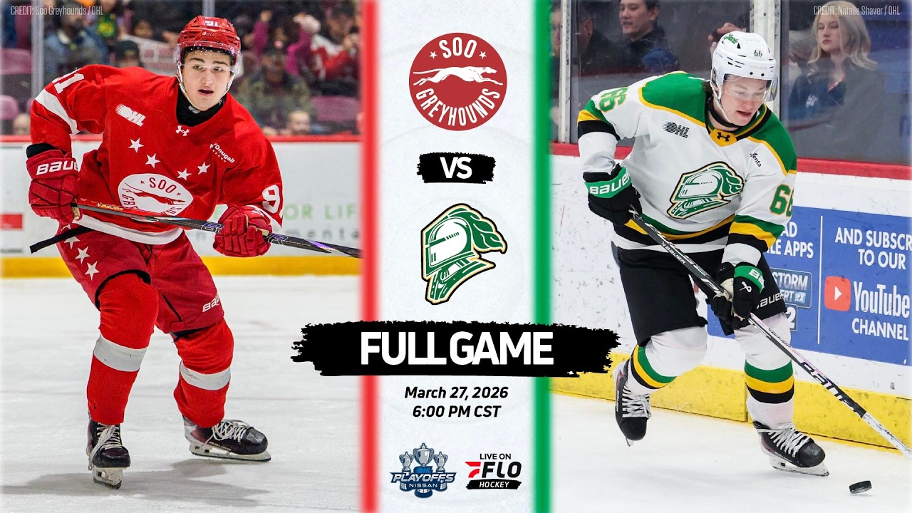 OHL Playoffs - Soo Greyhounds vs London Knights | FloHockey Free Stream