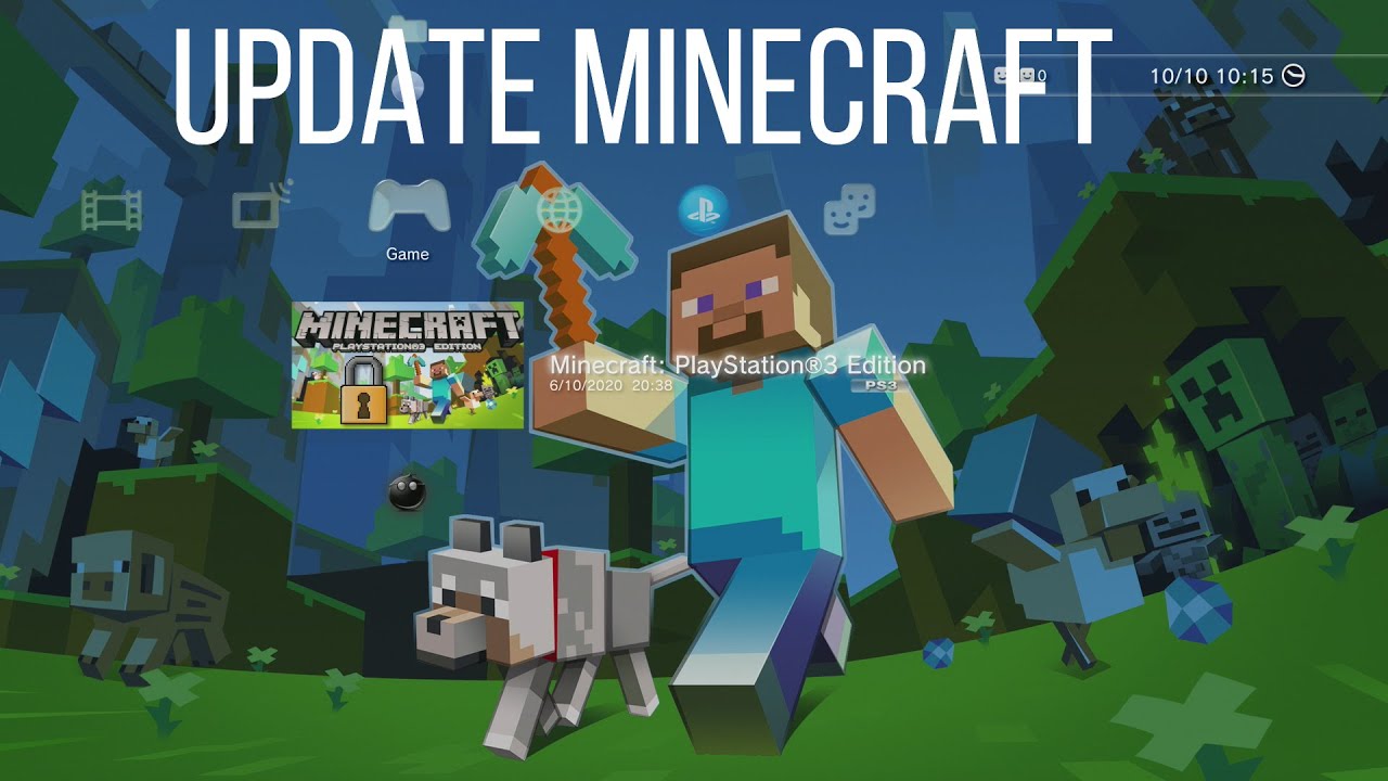 minecraft update || how to update minecraft ps3 edition