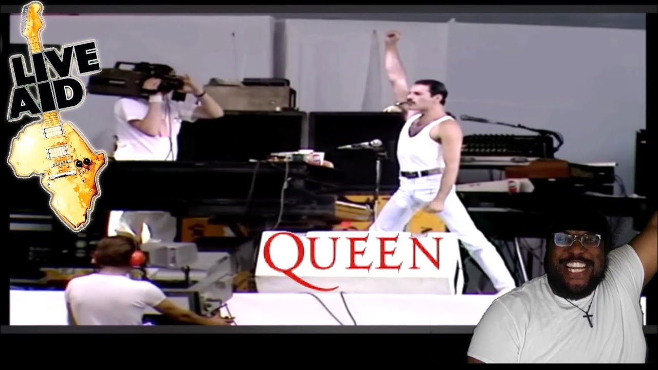 Queen - Live Aid at Wembley Stadium 1985 Full Performance Reaction