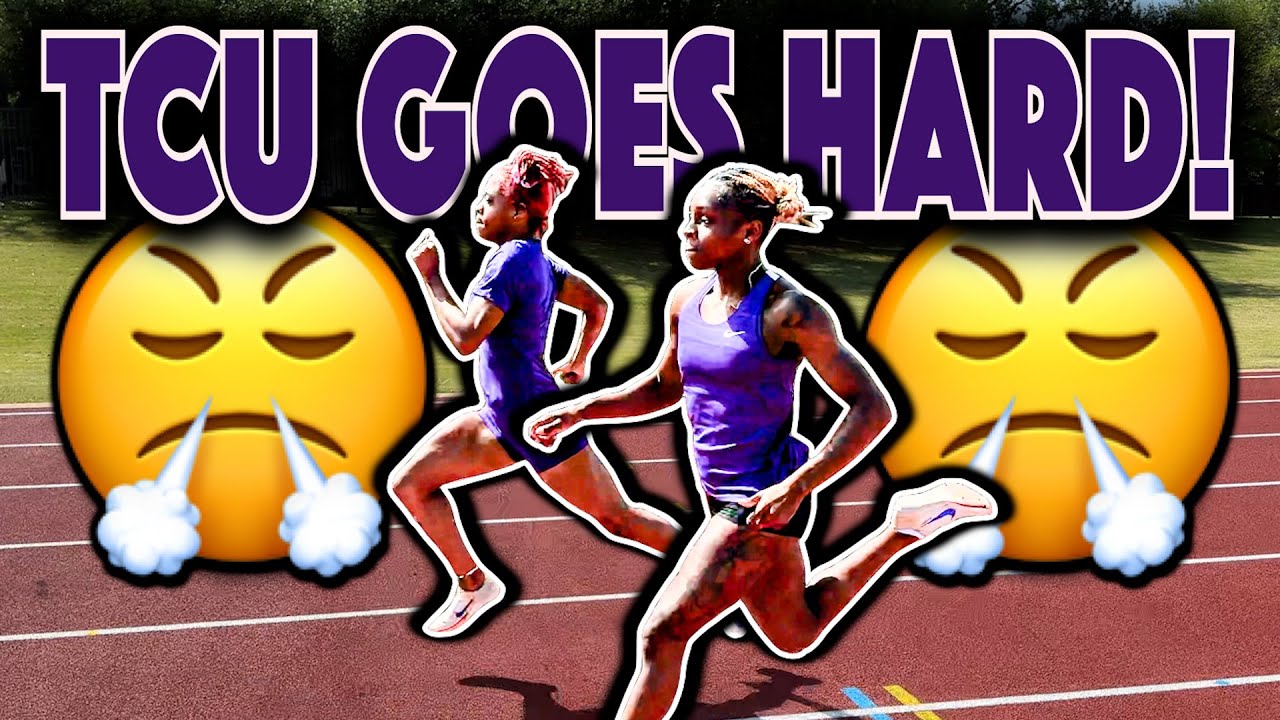 TCU Sprinters GO HARD при участии чемпиона NCAA Индии Мэйберри