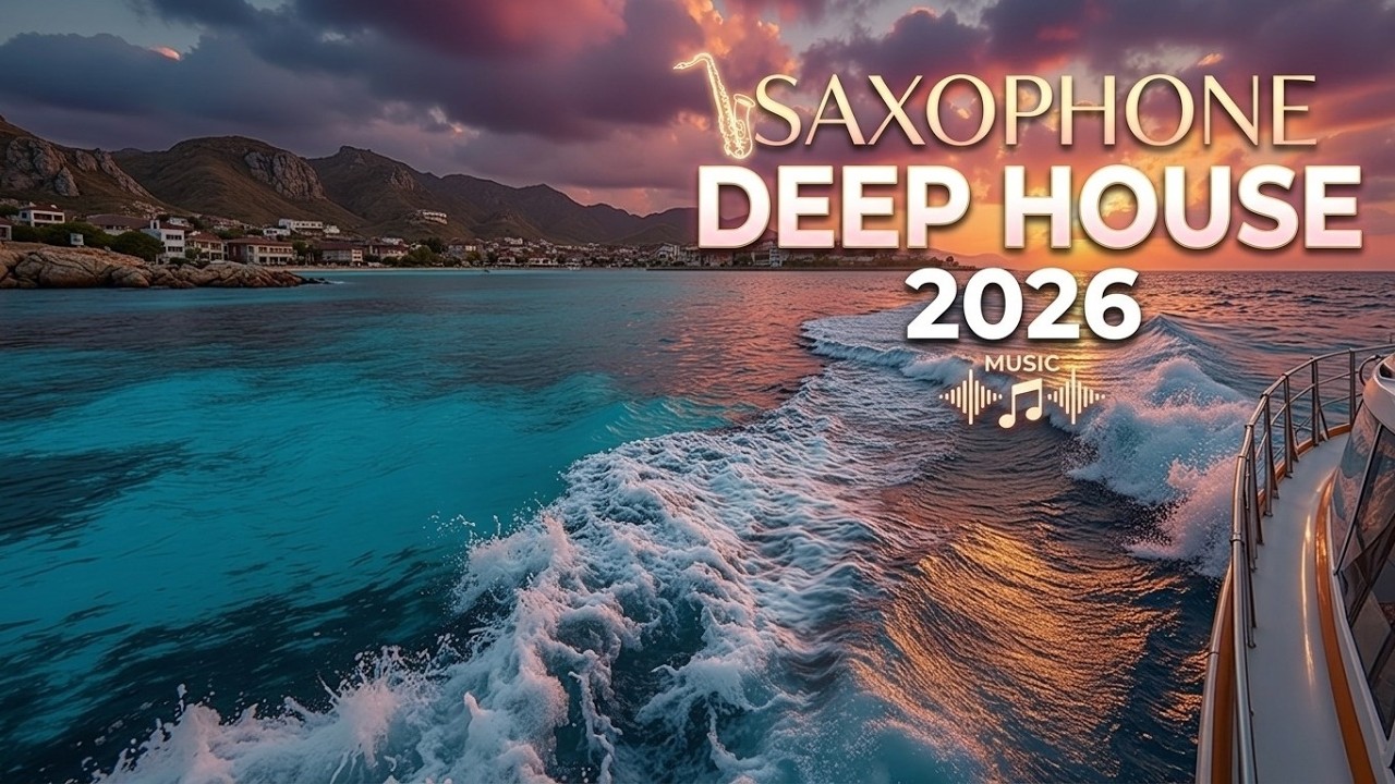 Luxury Sax Deep House 2026 | Sunset Lounge Music & Smooth Saxophone Relaxing Deep House Mix