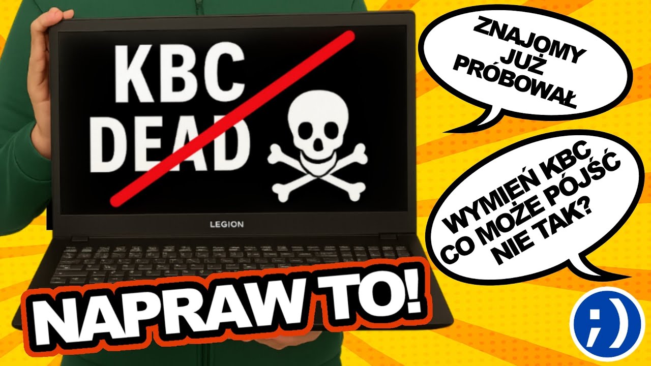 Lenovo LEGION - wymiana KBC - diagnostyka i naprawa laptopa gamingowego