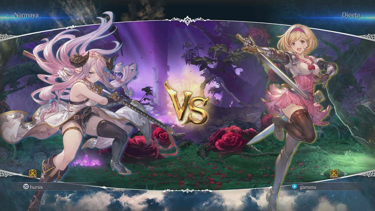 GBVS Rising High Level Hursix (Narmaya) VS Gamera (Djeeta) [GBVSR]