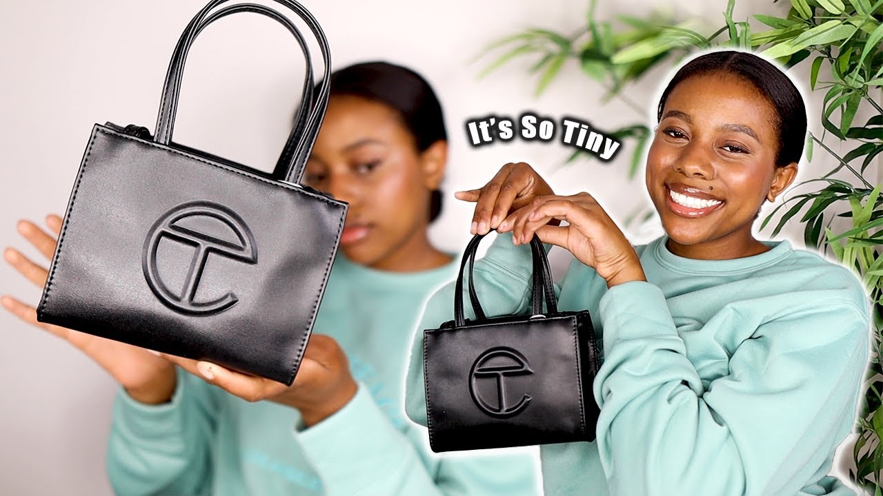 I Got My Hands On The TELFAR Small Black Shopping Bag!!!  | Unboxing My First Ever Designer Purse 👜