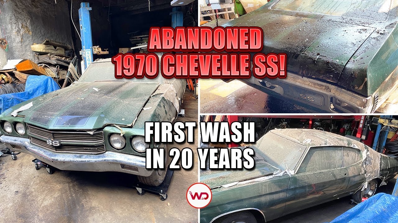 Находка брошенного Chevelle SS 1970 года! | Первая мойка за 20 лет! Удовлетворительная реставраци...