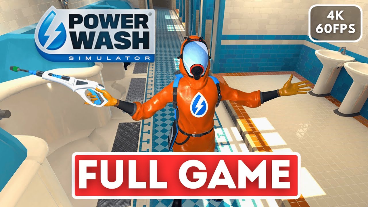 POWERWASH SIMULATOR Gameplay Walkthrough FULL GAME (4K 60FPS) No Commentary