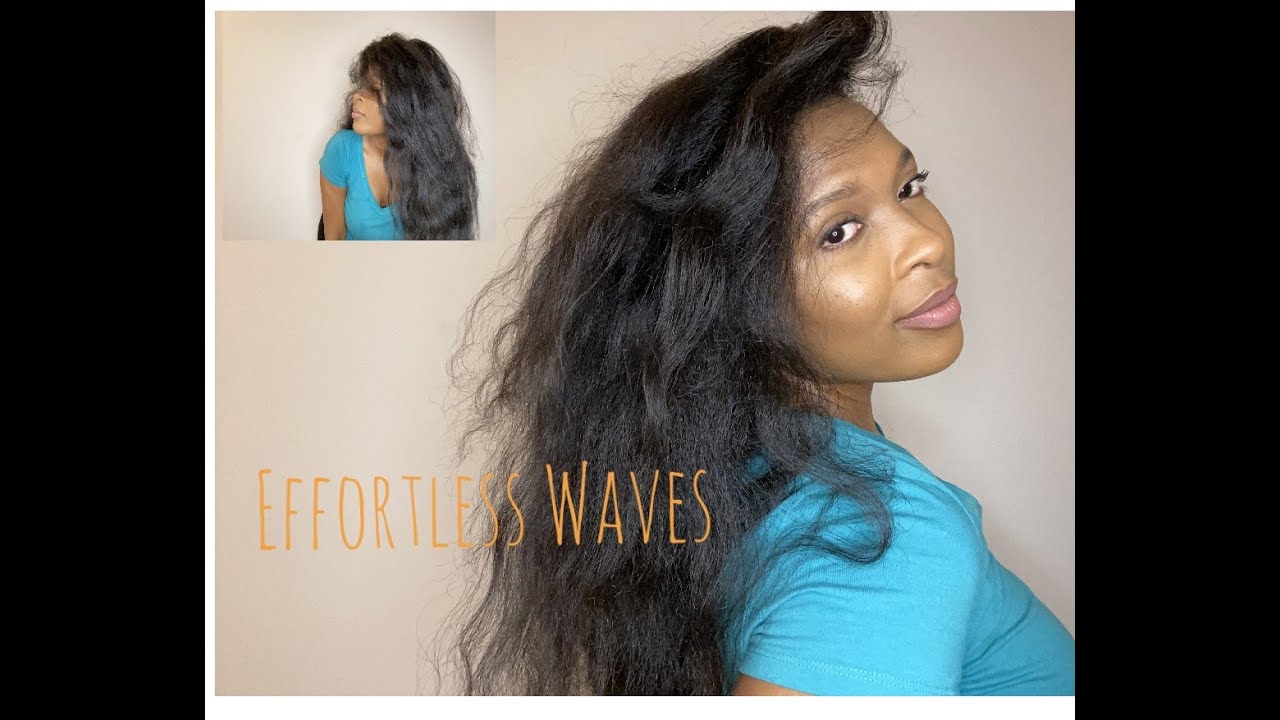Effortless Beach Waves On Natural Hair - My Go To Style