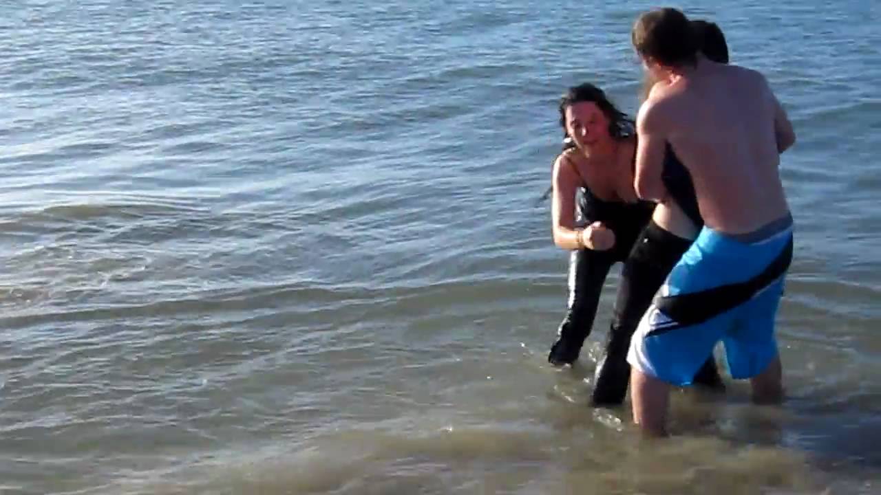 get in the water in Jurerê
