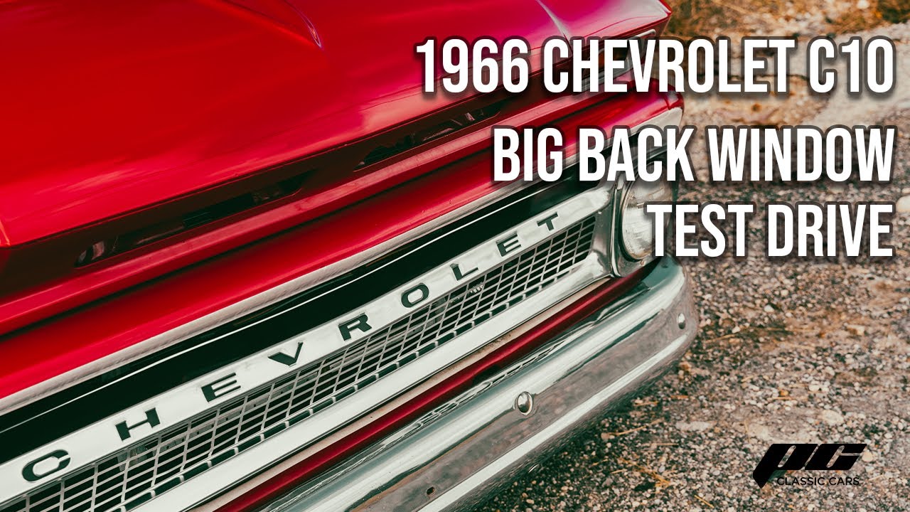 *ПРОДАНО* Тест-драйв Chevrolet C10 1966 года с большим задним окном - двигатель 350 - алюминиевые...