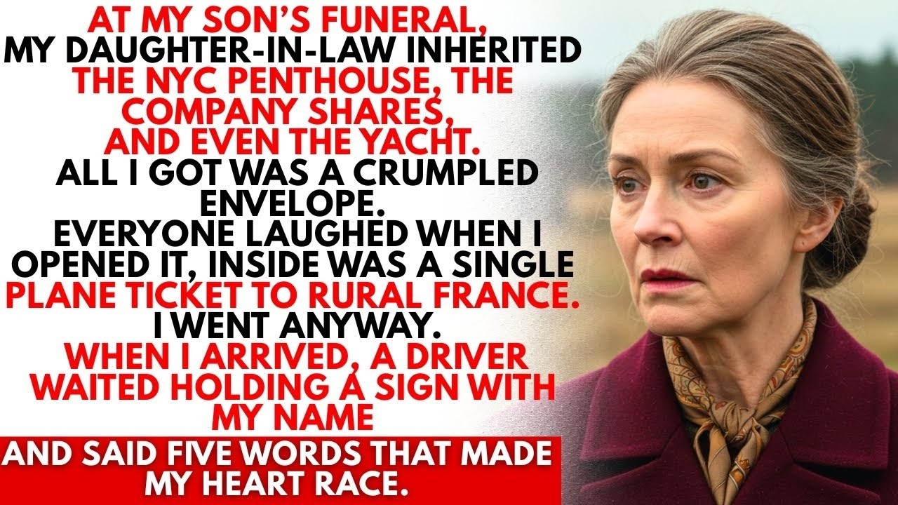 My Son Died And Left Me Only A Plane Ticket To Rural France, When I Got There…