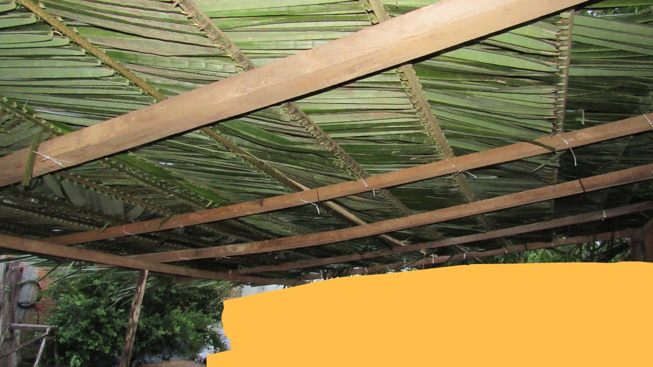 como fazer uma casa de palhar muito legal