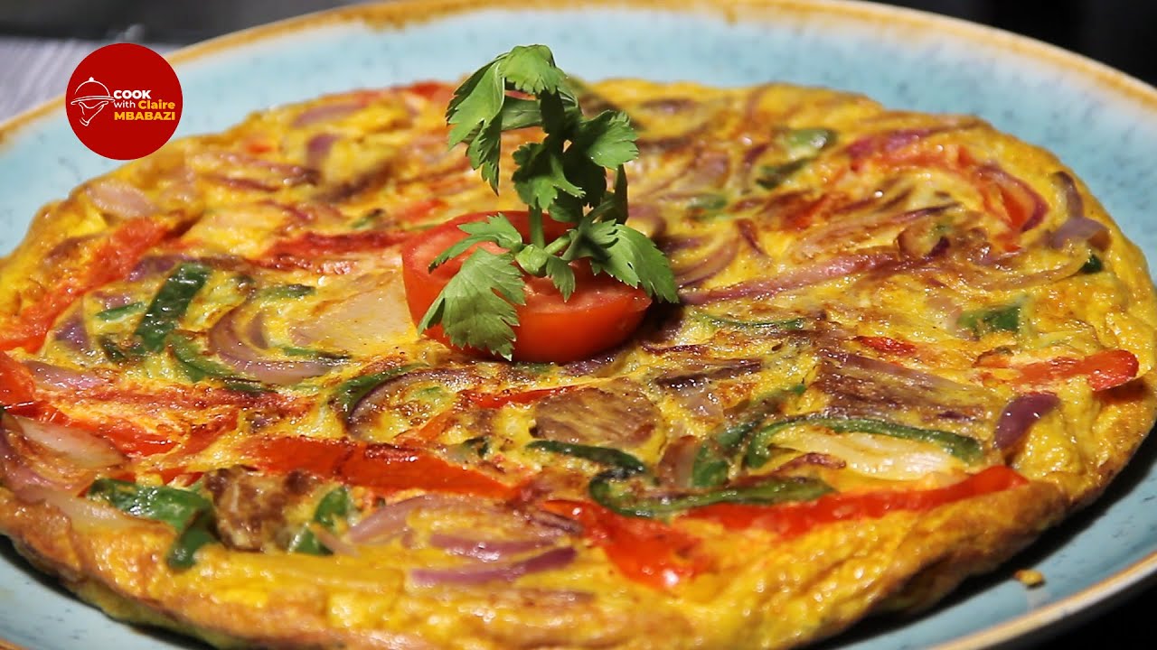 GUTEKA UMURETI SPECIALE URIMO INYAMA 😍😋😋😋/EASY BREAKFAST OMELETTE MADE WITH FRIES / EGG BREAKFAST