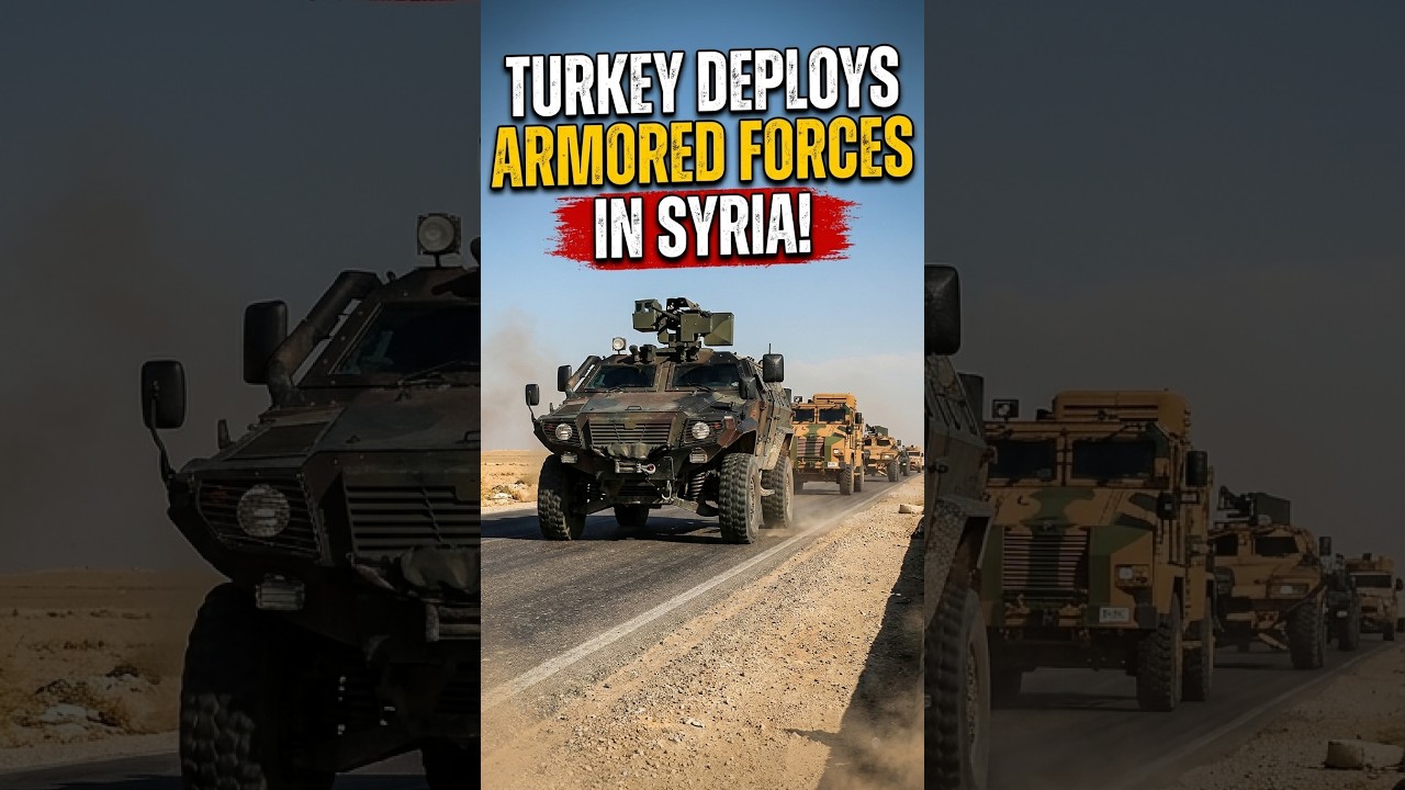 Turkish Military Convoy Enters Syria