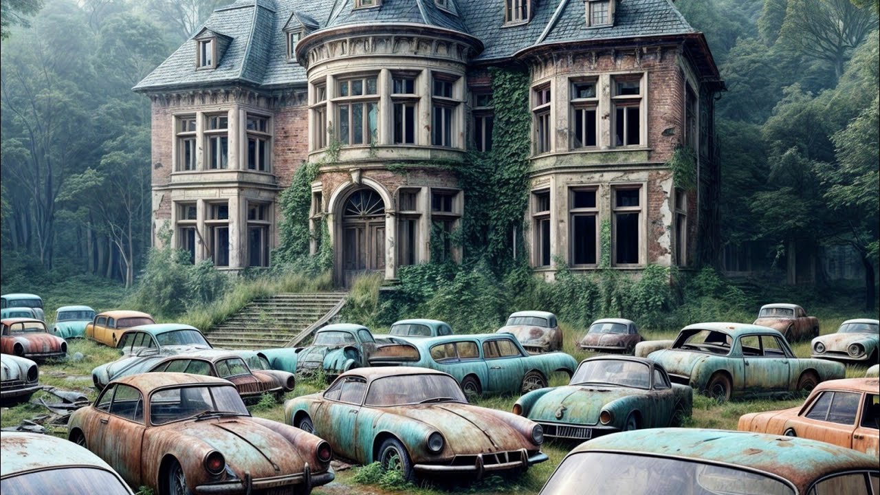 D&Eacute;COUVERTES INCROYABLEs  dans ce CIMETI&Egrave;RE de VOITURES DE LUXE : audi , porsche,  bmw .... [ URBEX ]