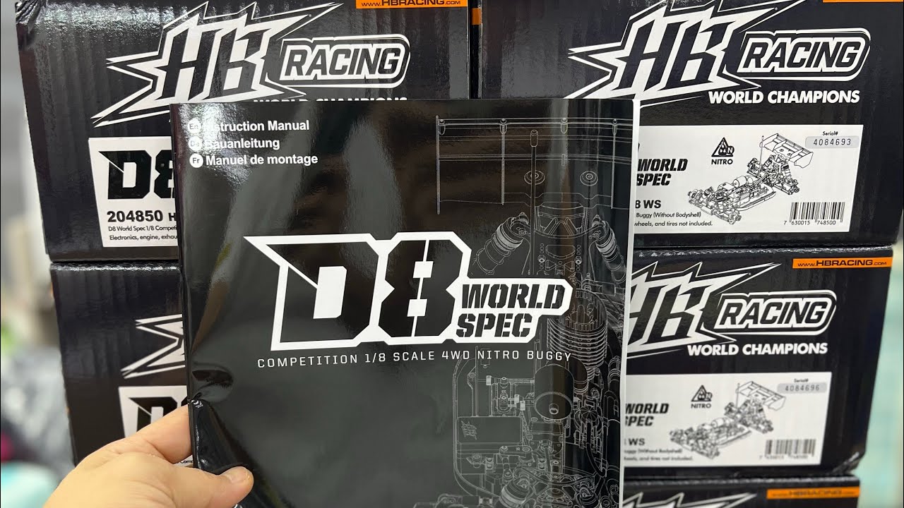 HB Racing D8 worldspec Unboxing( vs D819rs)