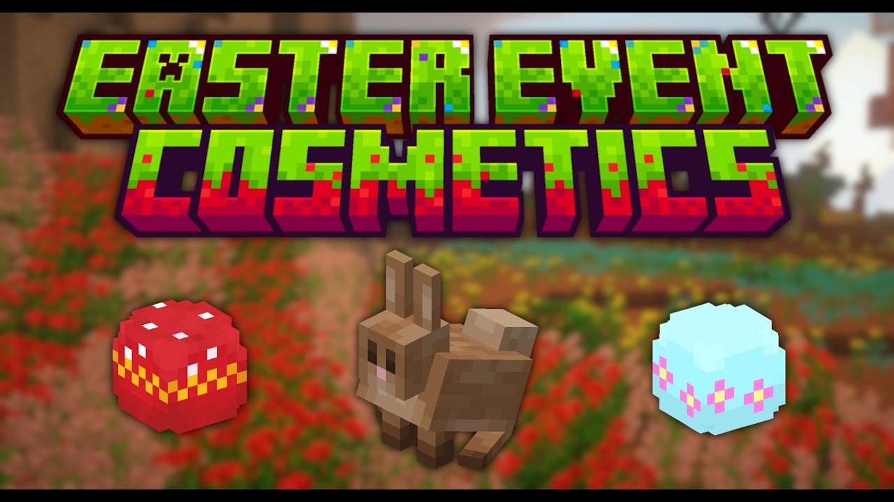 Hypixel Easter Event 2026 - SkyBlock & Minigames Cosmetics Showcase
