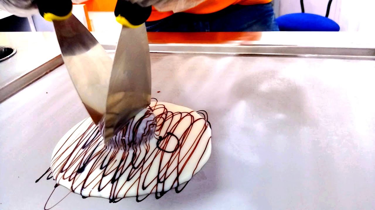 Ice Cream Rolls | Chocolate Cupcake Ice Cream Rolls / Ice Cream rolled by ColdPan Ice Cream Rolls