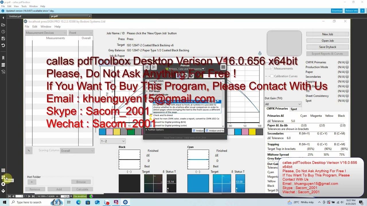 callas pdfToolbox Desktop Verison V16.0.656 x64bit