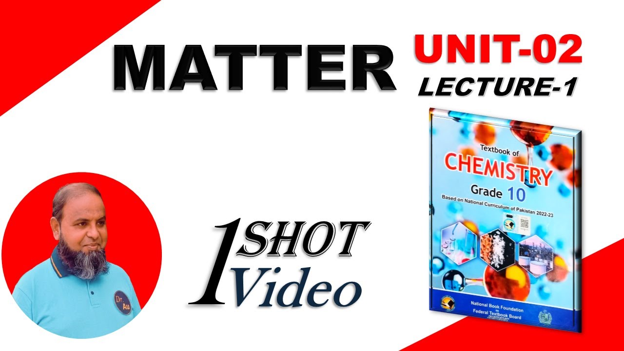 Matter Unit 02 | Class 10 Chemistry Chapter 2 New Book | Federal Board FBISE FB NBF