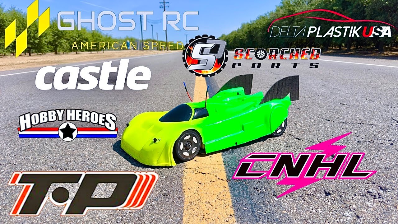 Ghost RC Cobra 5 ACE ESC  Hobao VTE2 on 3s 158.42MPH LONG VIDEO SORRY RUN START AT 11:30