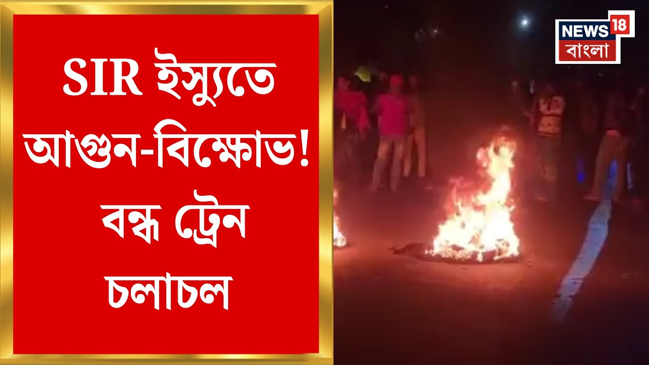 Haroa News | SIR-এর নামে হয়রানির অভিযোগে বিক্ষোভ, Hasnabad-Sealdah শাখায় অবরোধ | Bangla News