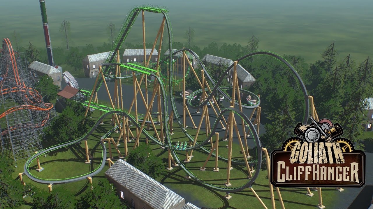 Goliath's Diabolical Dive Coaster: Six Flags New England Concept New For 2023