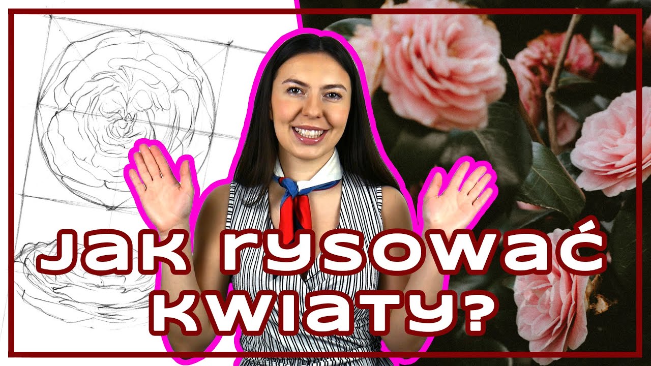 PROSTY SPOSÓB na rysowanie kwiatów