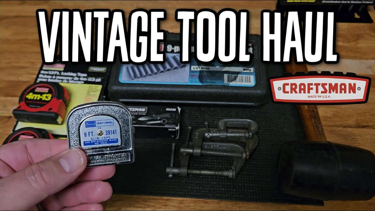 Vintage Craftsman USA Tool Haul and Discussion