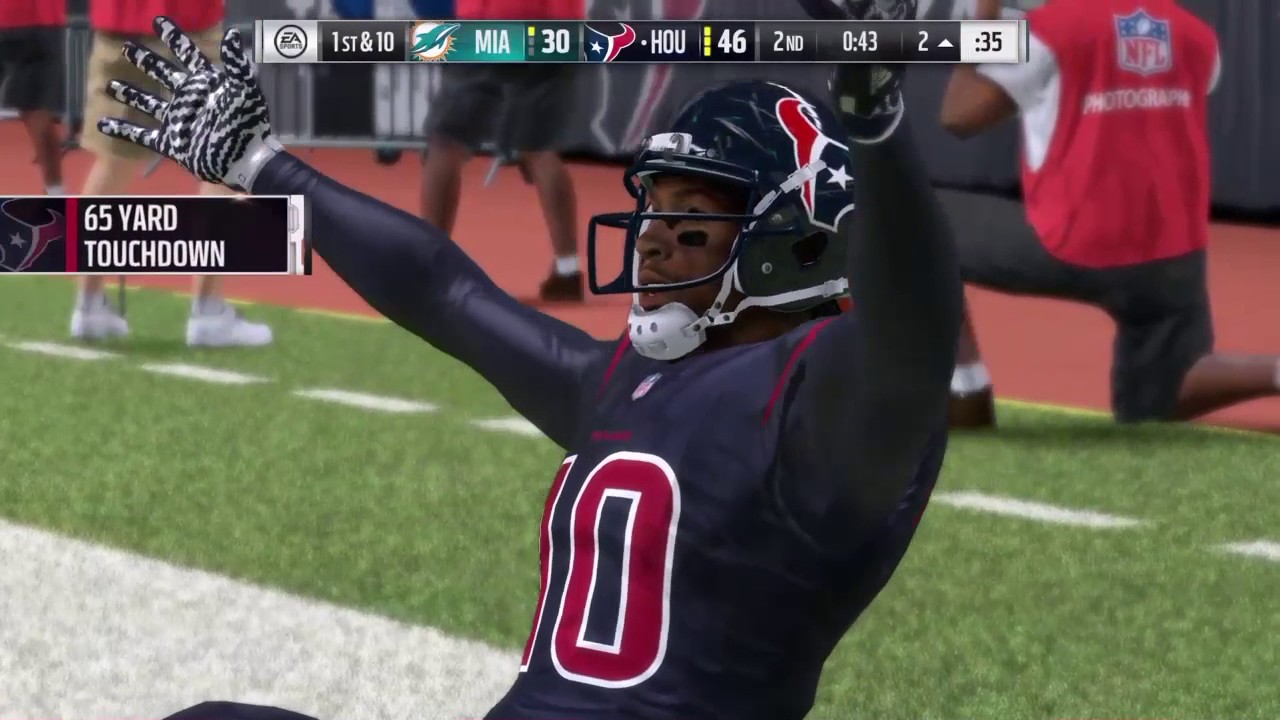 MADDEN 17 DEANDRE HOPKINS BEST CATCHES COMPILATION #1!! Greatest catches and sick touchdown grabs