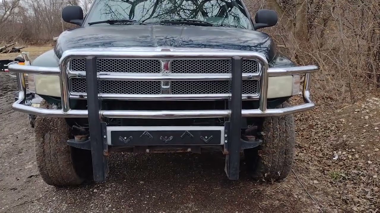 2001 Dodge ram 1500 with a 3500 ram brush guard