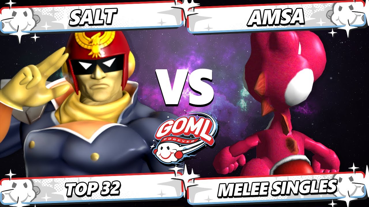 GOML 2025 - Salt (Captain Falcon) Vs. aMSa (Yoshi) Smash Melee - SSBM