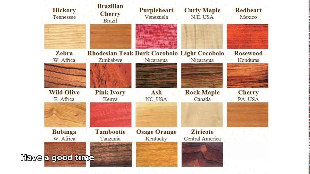 exotic hardwoods