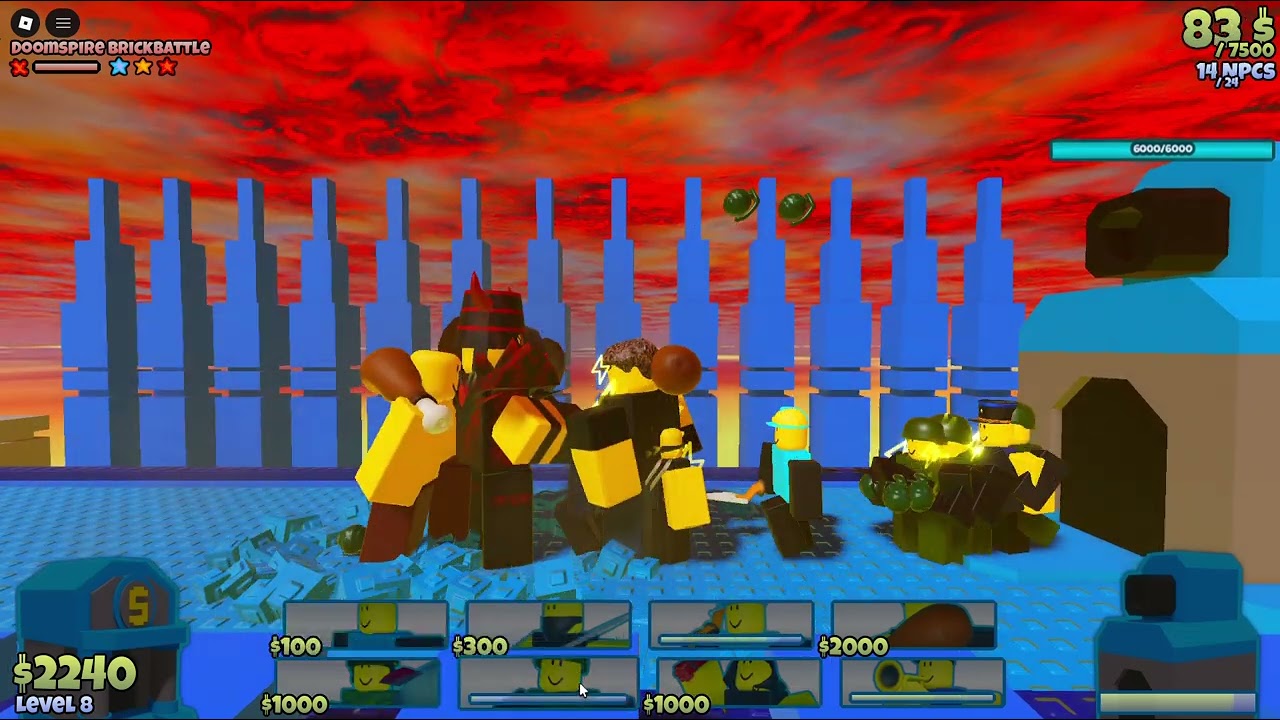 Roblox The battle bricks I GOT LIL DOOMBRINGER!