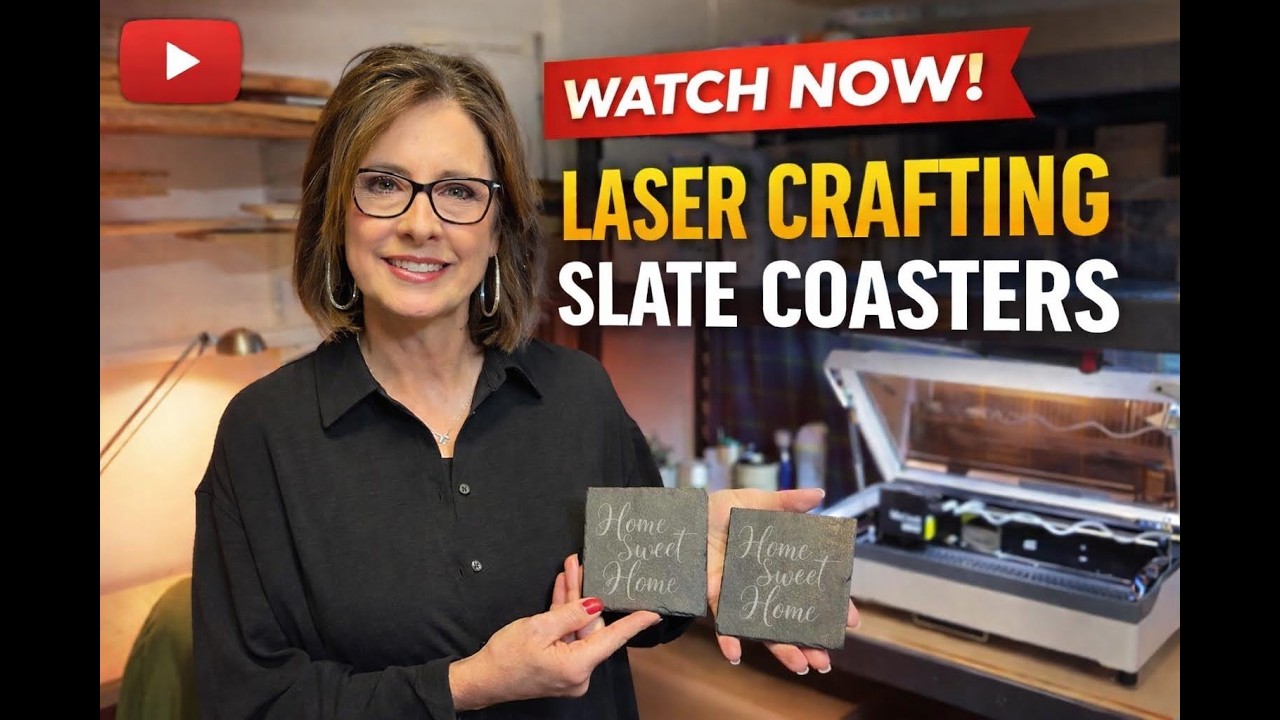 The Easiest Way to Laser Engrave Slate!
