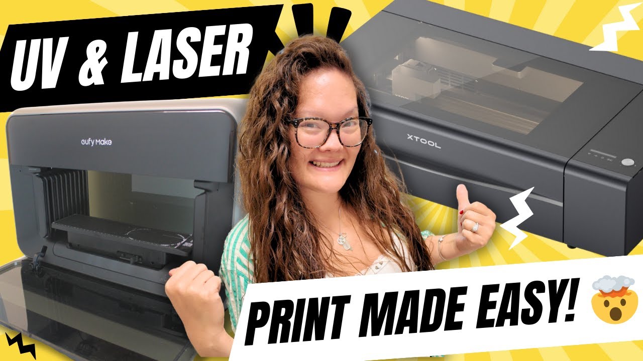 DIY with the EufyMake UV Printer + xTool P2S Laser Cutter!