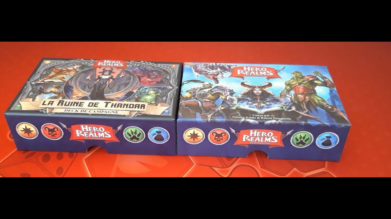 Hero Realms - La Ruine de Thandar - Partie Solo - Setup