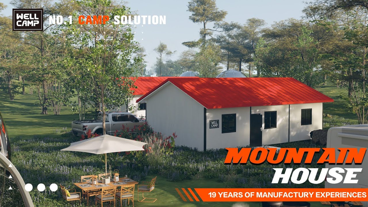 WELLCAMP MOUNTAIN HOUSE &ndash; Fast Installation, No Foundation Needed, Your Ideal Space Awaits!