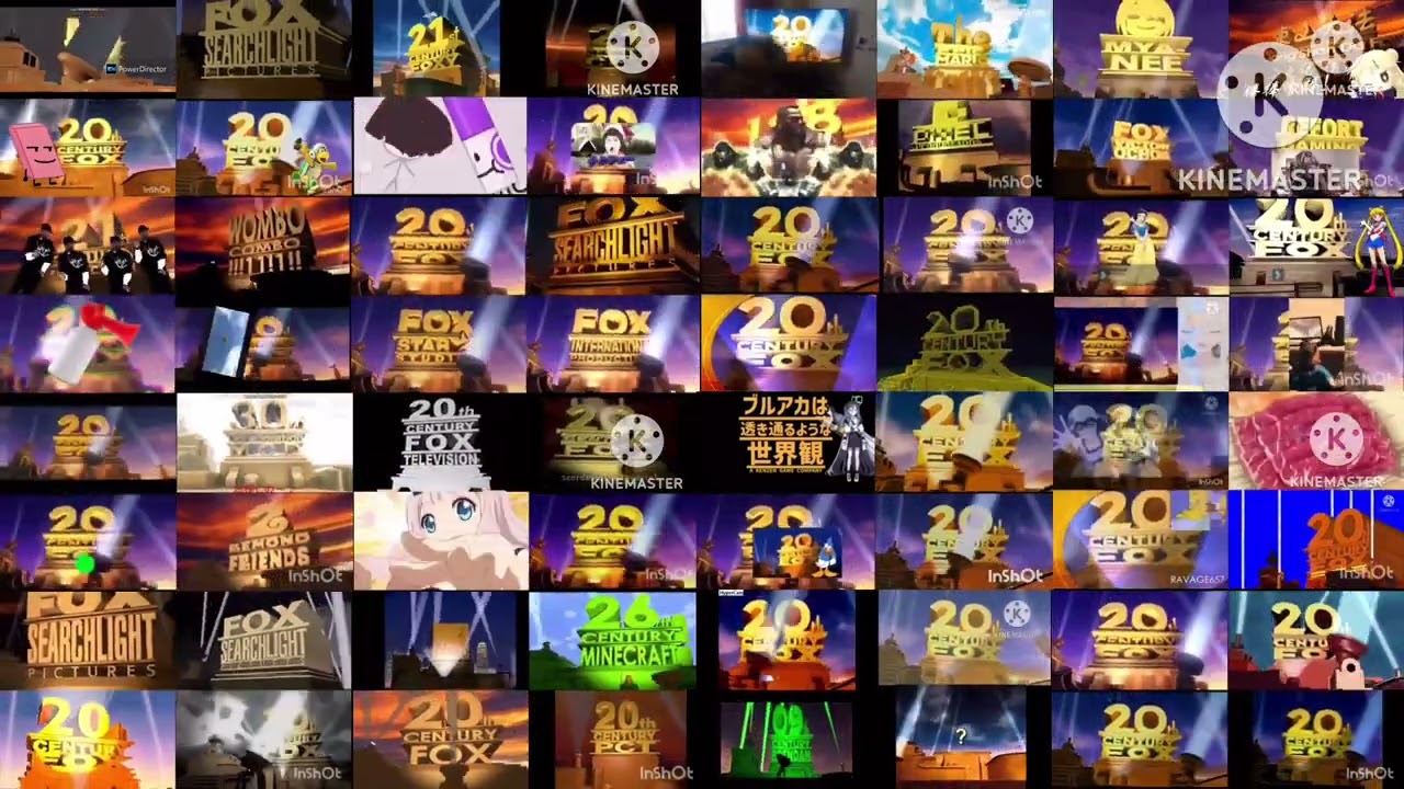 20th Century Fox Ultimateparison V1 (Thanks To Diego For Videos) LOUD VOLUME WARNING!