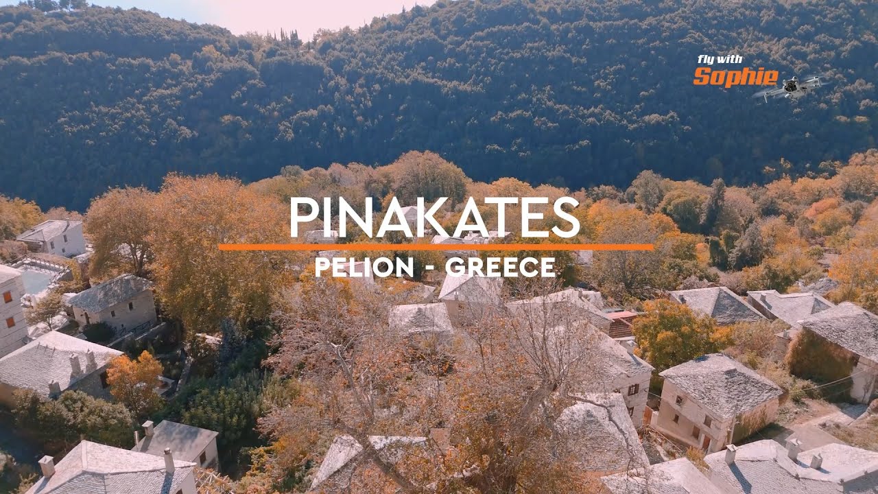 Flight above Pinakates village, Pelion, Greece... Follow Sophie the drone here: 👉  / @flywithsophie