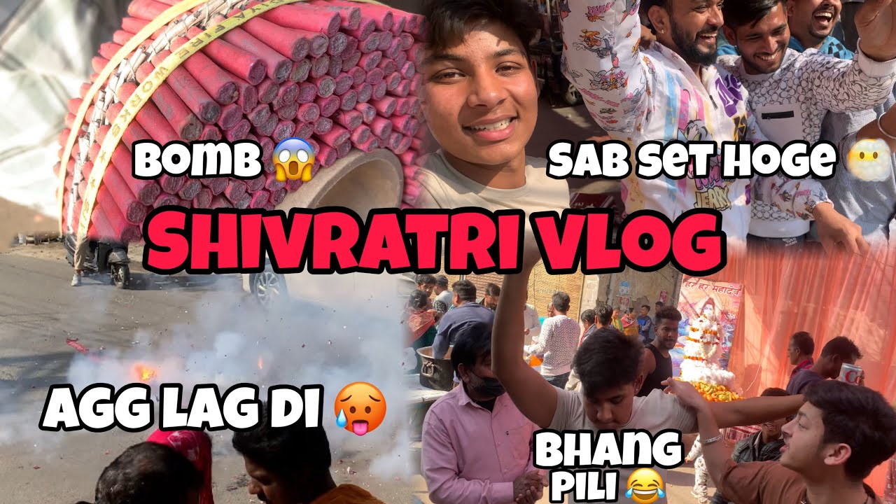 Maha Shivratri vlog ,,bhang pili 😶‍🌫️😶‍🌫️