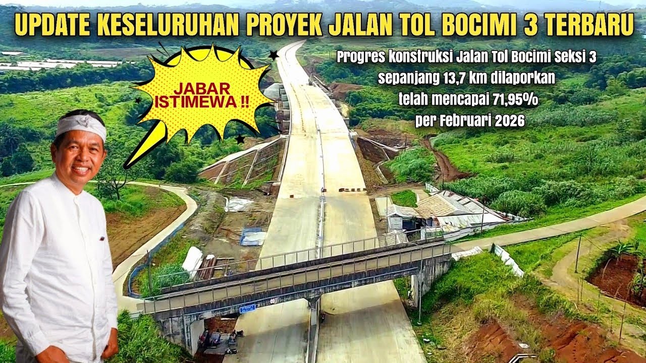 JABAR ISTIMEWA ‼️ UPDATE KESELURUHAN PROYEK TOL BOCIMI 3 