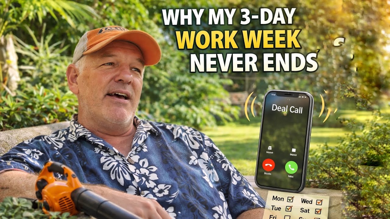 Vlog 67: Coffee in the Backyard After a Full Day of Yard Work...Then Work Called!