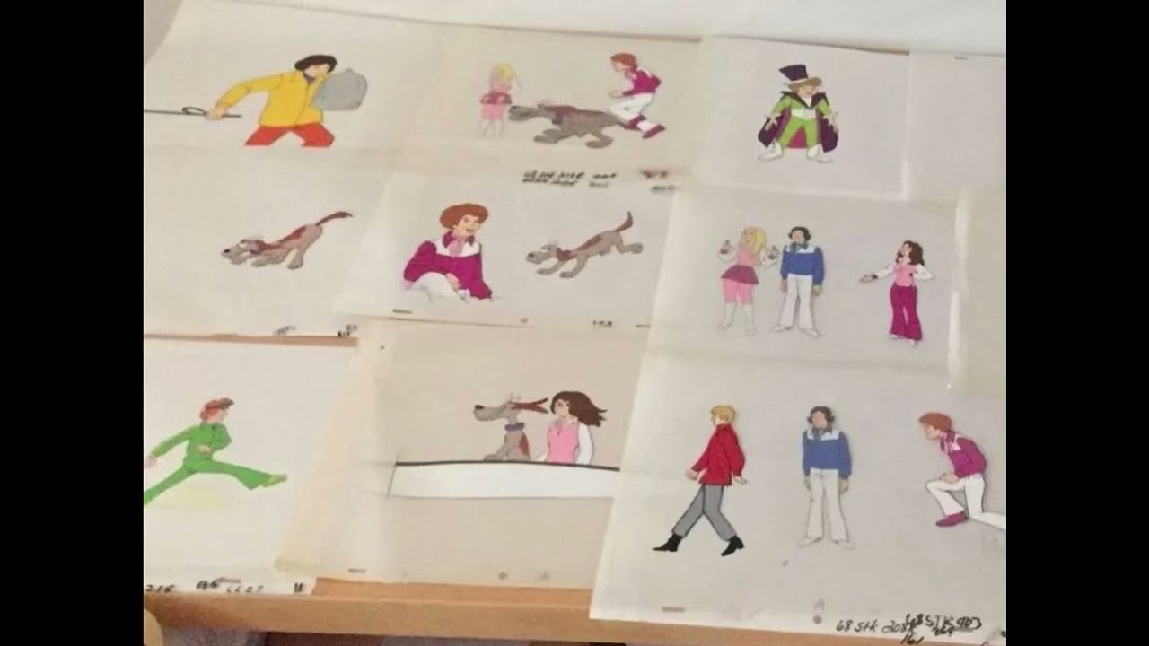 Butch Cassidy & the Sundance kids 1973 animation cels archive 