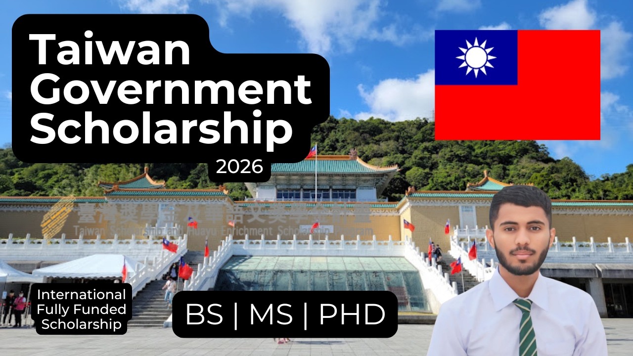 Taiwan Government Scholarship 2026 | Fully Funded Study Abroad Opportunity!