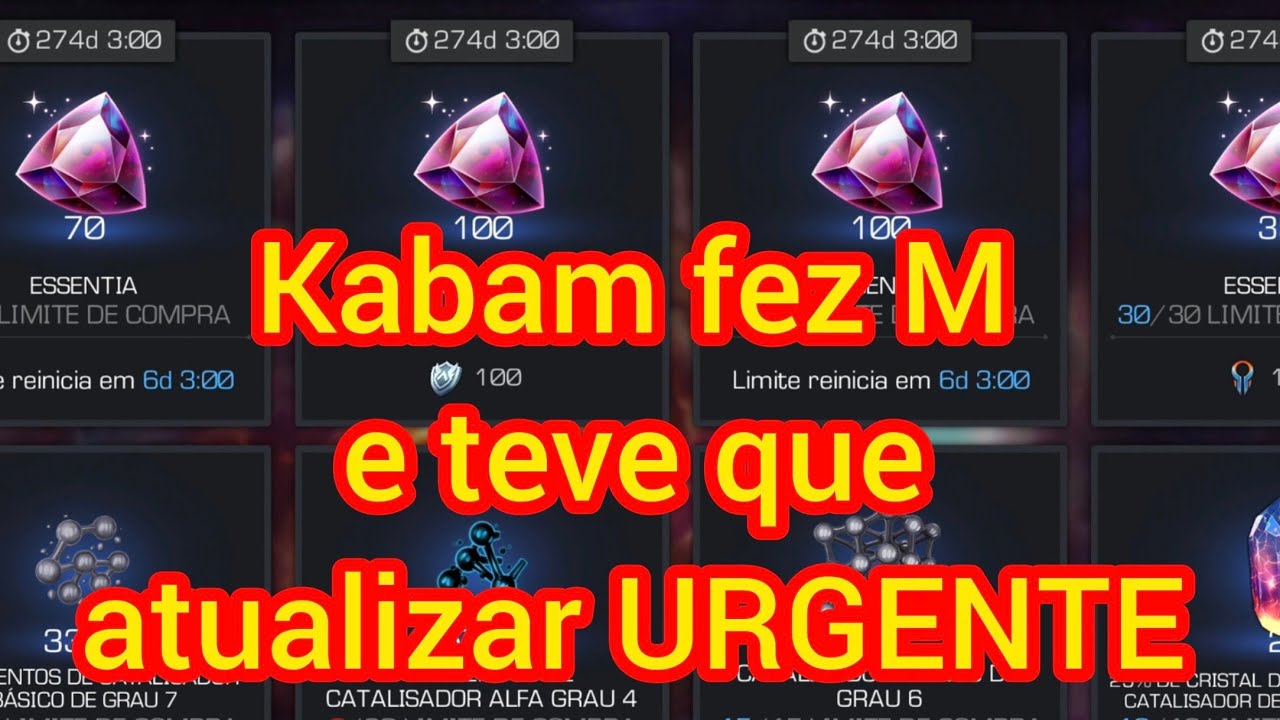 Muita reclamação fez a  Kabam atualizar URGENTEMENTE a Loja 