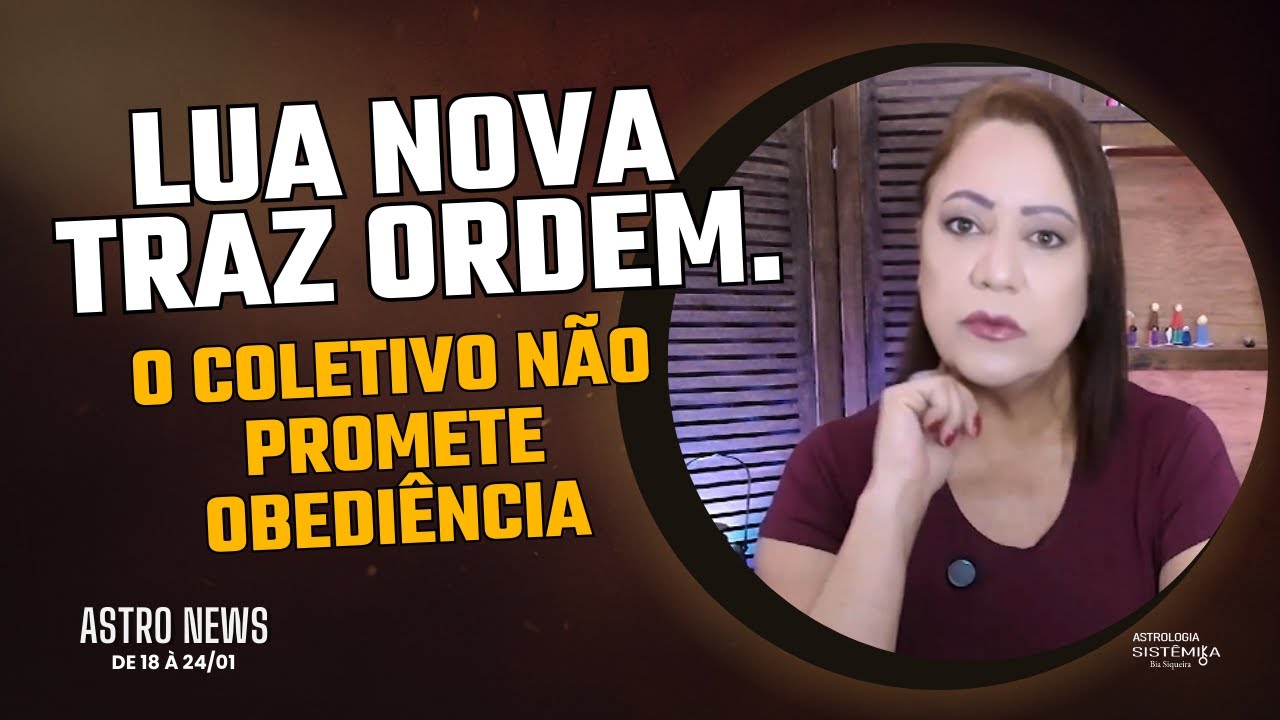 SEMANA DE 18 À 24/01 - Não confunda harmonia com estabilidade. Aquário ativo e mudanças à vista!