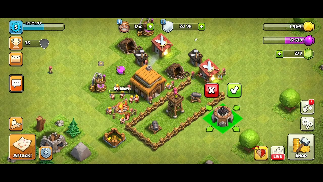 CoC gameplay episode 1 (no commentary)