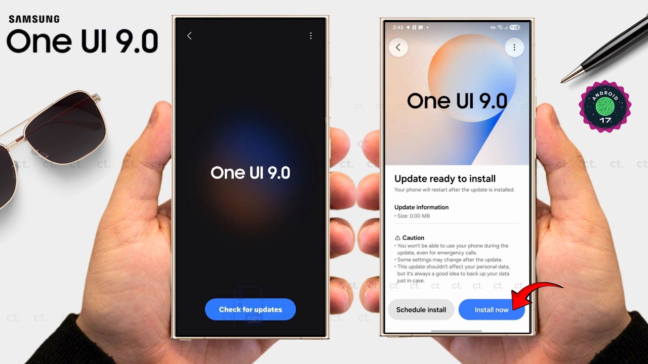 Samsung One UI 9.0 Android 17 &mdash; ОФИЦИАЛЬНОЕ ОБНОВЛЕНИЕ!